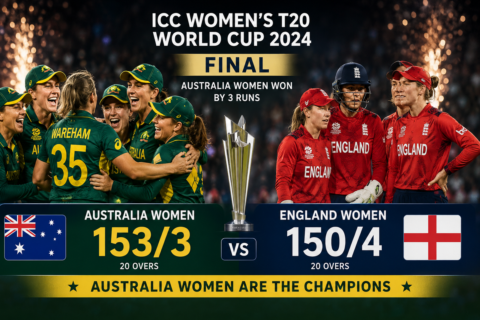 Australia Clinch Record Seventh Women's T20 World Cup Title with Dominant Win Over England